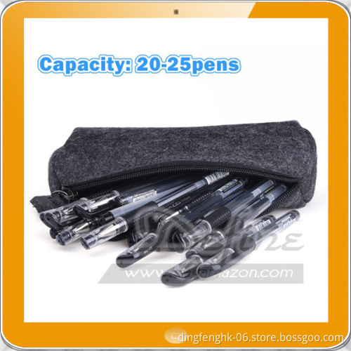 Dark Gray Felt Pen Pencil Case